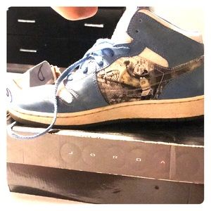 Light blue limited edition jordan ones